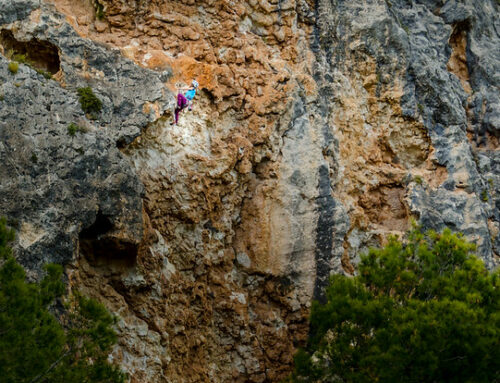 Guadalest – juggy climbing